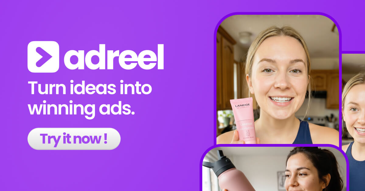 Adreel - Create Stunning AI-Powered Video Ads in Minutes